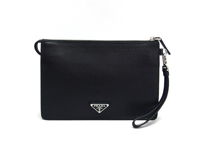 Prada Vitello City Clutch Tasche - Ansicht 2