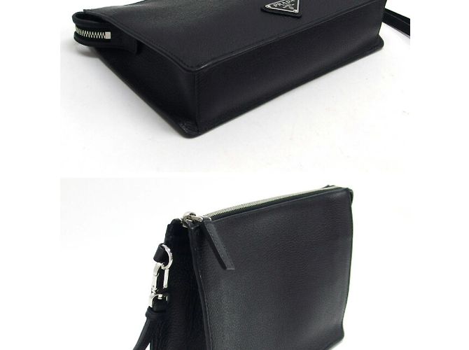 Prada Vitello City Clutch Tasche - Ansicht 4