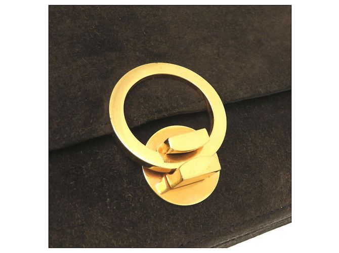 Hermès Hermes Ring Do Bris Brown Schultertasche Braun - Ansicht 9