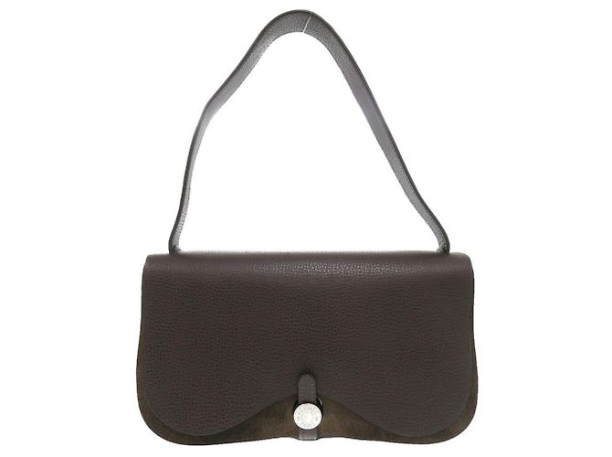 Hermès Borsa Hermes Colorado PM in Havane Marrone - vista 2