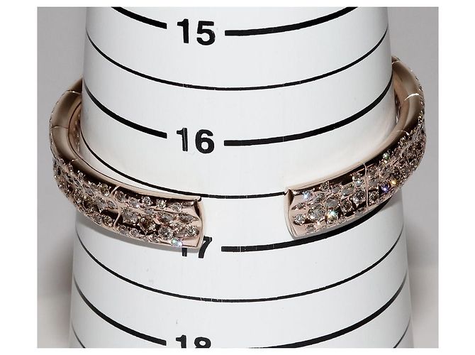 Autre Marque Bracciale Melange in Oro Rosa 18K Kashikey BMB016P Marrone - vista 2