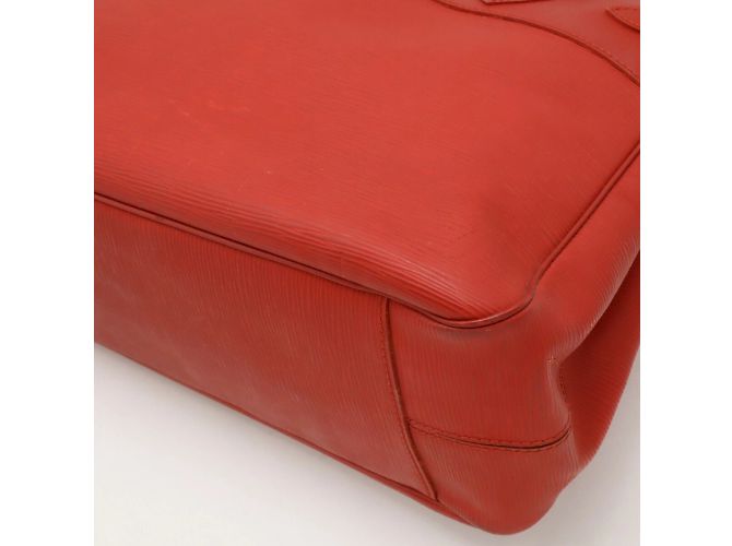 Borsa Tote Louis Vuitton Epi Passy GM Rosso - vista 4