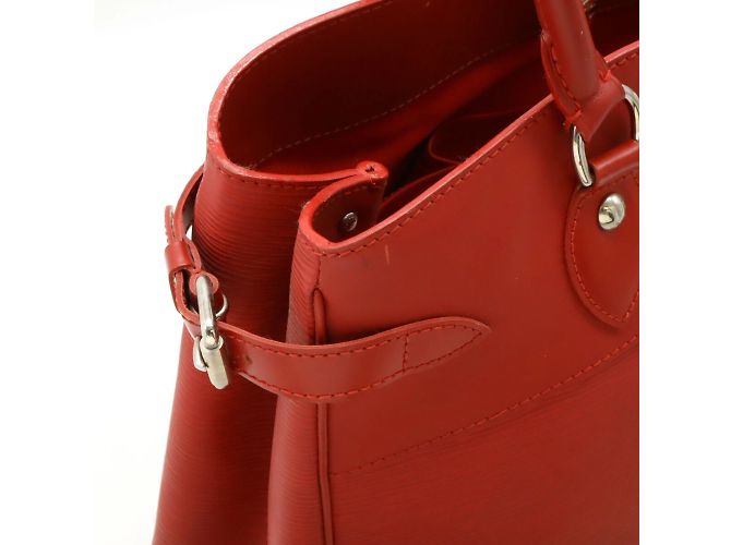 Borsa Tote Louis Vuitton Epi Passy GM Rosso - vista 6