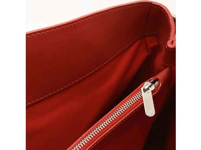Borsa Tote Louis Vuitton Epi Passy GM Rosso - vista 7