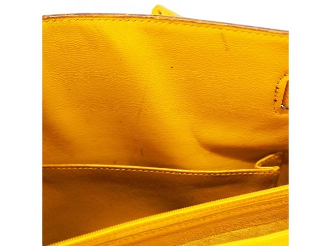 Hermès Borsa Hermes Kelly 32 in Giallo - vista 13