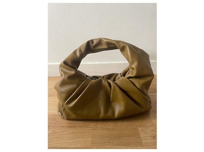 Borsa Bottega Veneta in pelle senape - vista 2