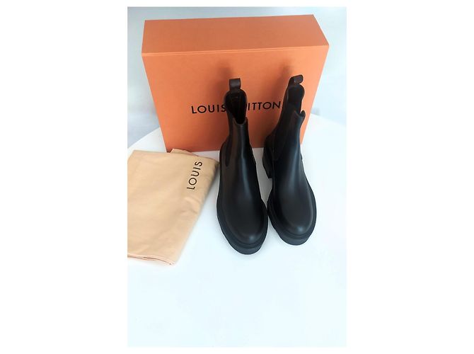 Botines Beaubourg Louis Vuitton Negro - vista 4