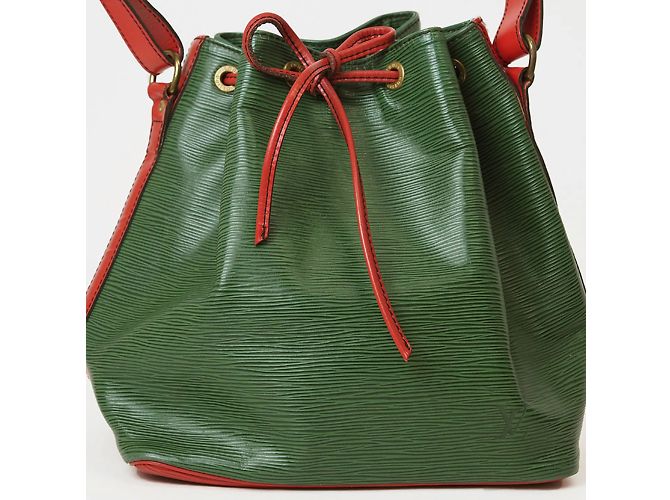 Noe Borsa a Spalla Petit Noé Louis Vuitton Verde - vista 3