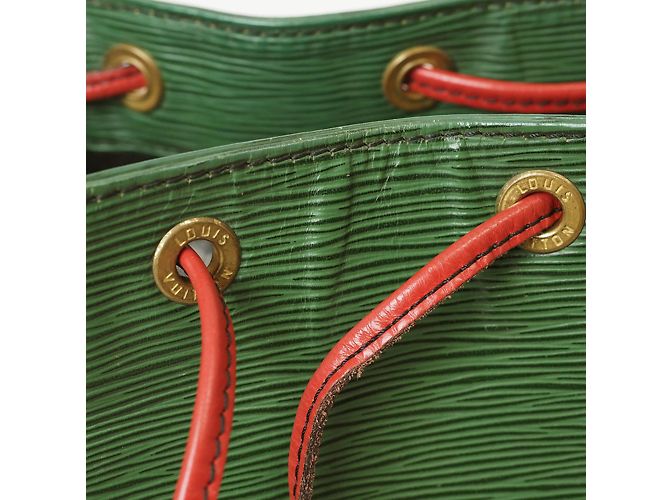 Noe Borsa a Spalla Petit Noé Louis Vuitton Verde - vista 7