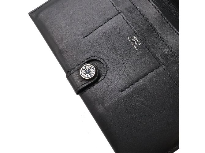 Hermès Billetera Larga Totenmaine Hermes R.M.S Negro - vista 8