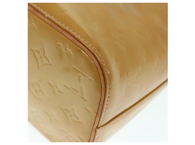LOUIS VUITTON Borsa a Mano Houston Monogram Vernis Beige M91004 LV Auth 90153 - vista 17