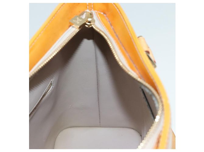 LOUIS VUITTON Borsa a Mano Houston Monogram Vernis Beige M91004 LV Auth 90153 - vista 21