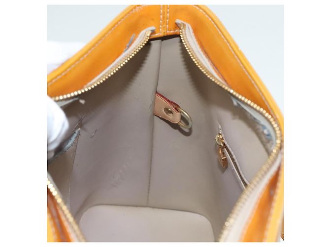 LOUIS VUITTON Borsa a Mano Houston Monogram Vernis Beige M91004 LV Auth 90153 - vista 22