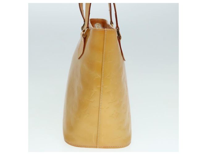 LOUIS VUITTON Borsa a Mano Houston Monogram Vernis Beige M91004 LV Auth 90153 - vista 4