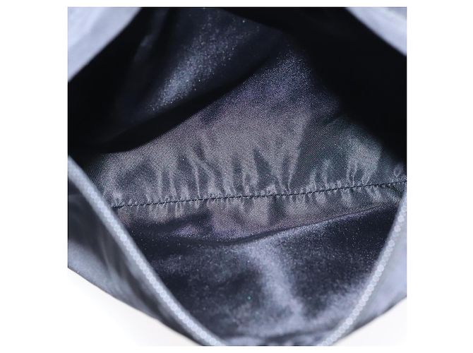 Bolso de hombro PRADA de nylon negro Auth bs18093 - vista 8