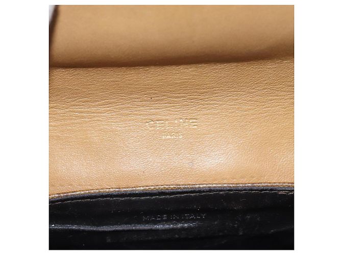 Céline Borsa a spalla in tela Macadam CELINE PVC beige Auth bs18108 - vista 16
