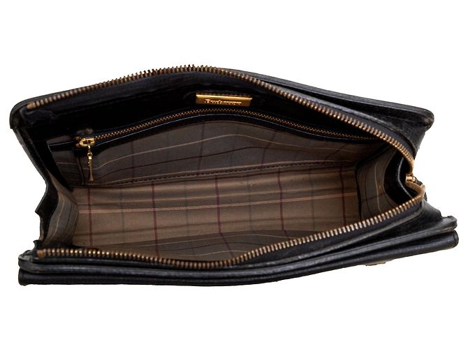 Borsa a mano vintage Burberry Nero - vista 12