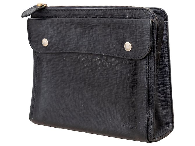 Borsa a mano vintage Burberry Nero - vista 2