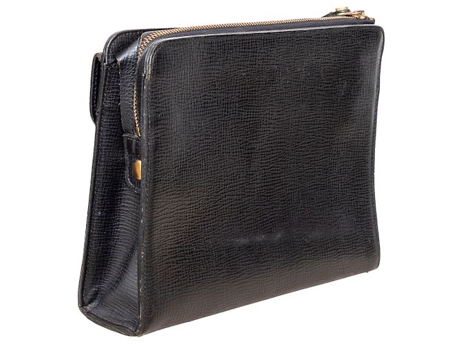 Borsa a mano vintage Burberry Nero - vista 3