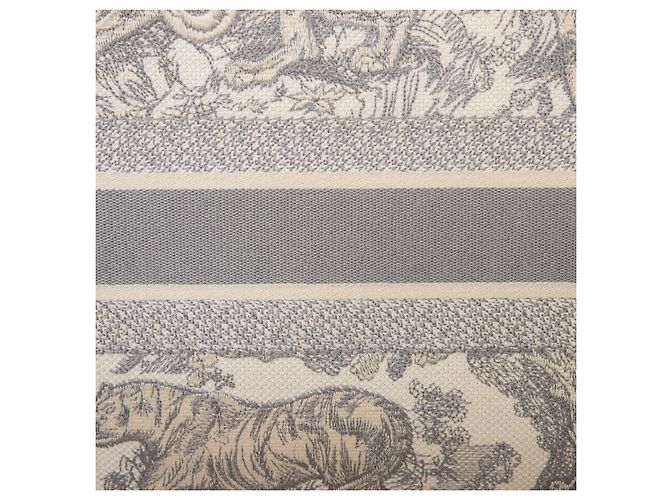 Medium Book Tote aus Toile de Jouy von Dior Grau - Ansicht 13