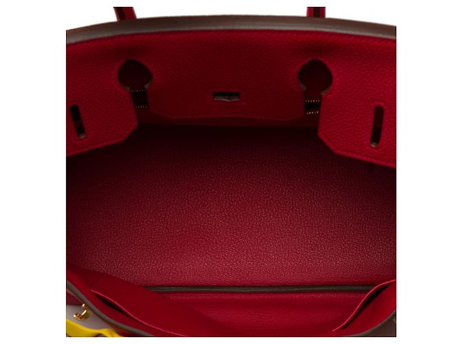 Hermès HERMES Birkin 30 Bag in Red Leather - 102147 - view 9