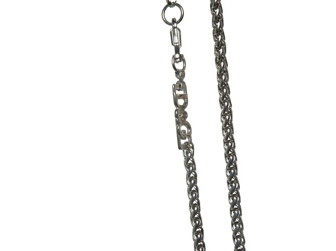 Dolce & Gabbana D&G, Collana Love con strass rosa Argento - vista 6