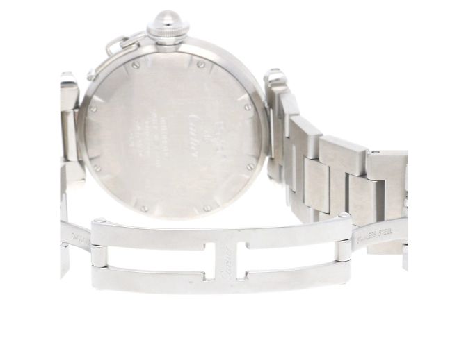 Reloj de pulsera automático de acero inoxidable Cartier Pasha - vista 9