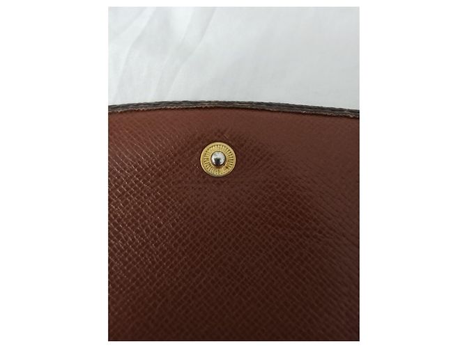 Clutch Louis Vuitton Rabat 23 Marrone in Tela - vista 2
