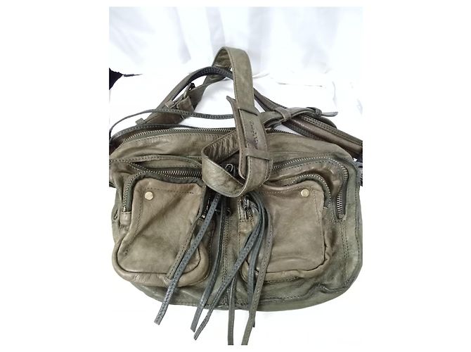 Borsa a mano Zadig & Voltaire Rock Pelle Verde Oliva - vista 15