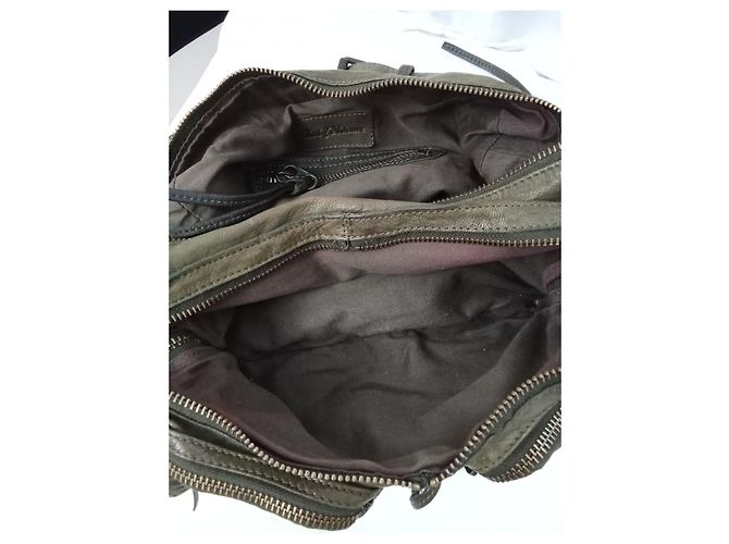 Borsa a mano Zadig & Voltaire Rock Pelle Verde Oliva - vista 3