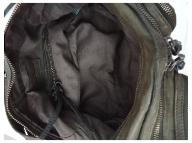 Borsa a mano Zadig & Voltaire Rock Pelle Verde Oliva - vista 4