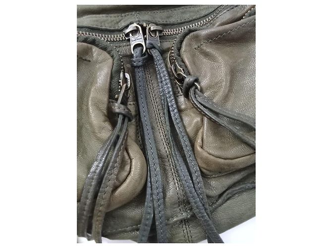 Borsa a mano Zadig & Voltaire Rock Pelle Verde Oliva - vista 5