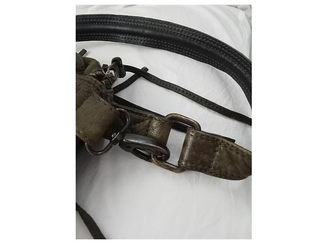 Borsa a mano Zadig & Voltaire Rock Pelle Verde Oliva - vista 7