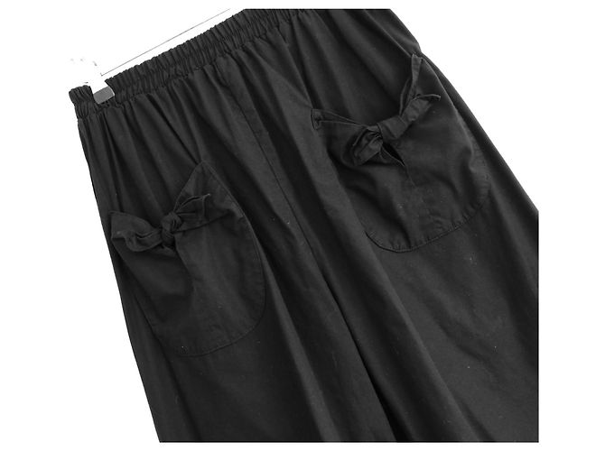 Autre Marque Pantalones globos con bolsillo Batsheva Bow Negro - vista 2