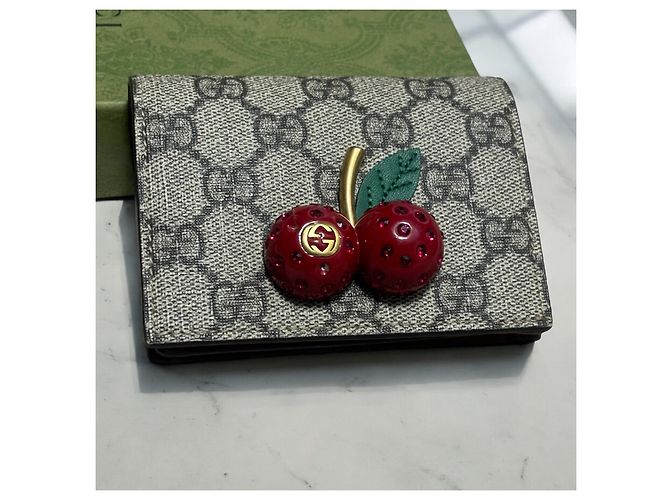 Gucci GG Supreme Monogram Kirsche Verziert Mehrfarben - Ansicht 16