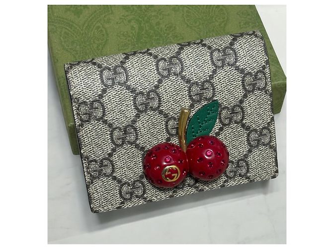 Gucci GG Supreme Monogram Kirsche Verziert Mehrfarben - Ansicht 4