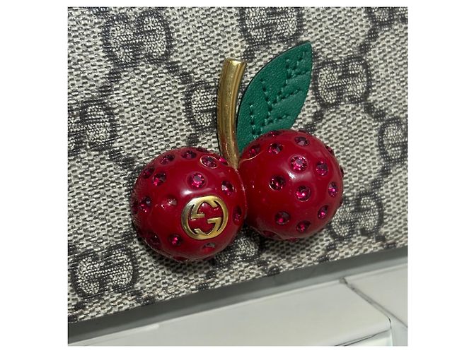 Gucci GG Supreme Monogram Kirsche Verziert Mehrfarben - Ansicht 5