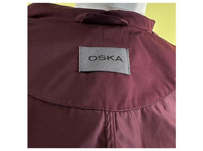 Autre Marque Oska Trenchcoat Weinrot - Ansicht 8