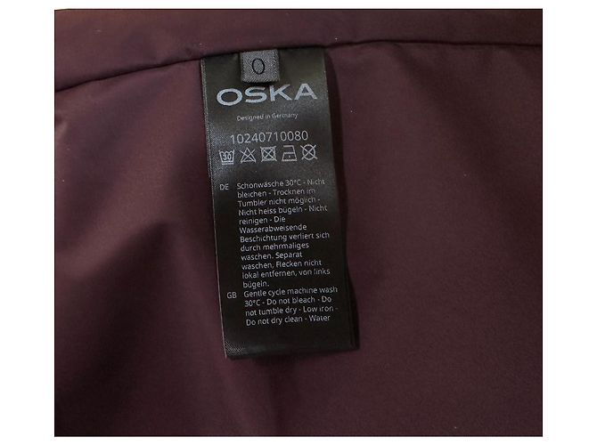 Autre Marque Oska Trenchcoat Weinrot - Ansicht 9