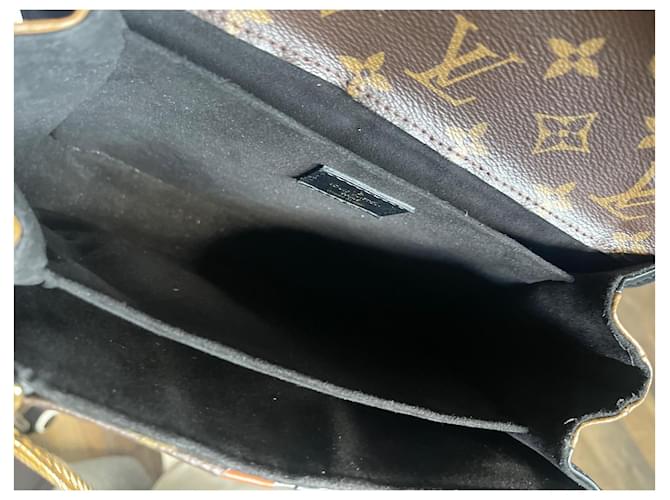 Louis Vuitton Pochette Metis Brogue Marrone - vista 7