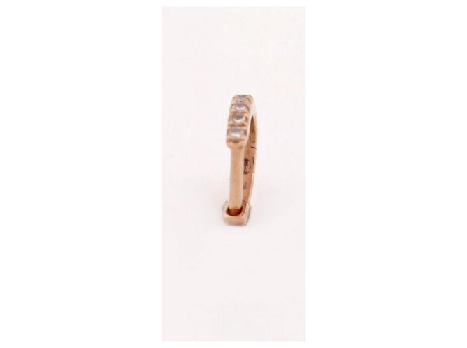 NOVE ORECCHINI VANRYCKE MINI CREOLE PIERCING UFFICIALE T XXS ORO 18K D'oro - vista 3