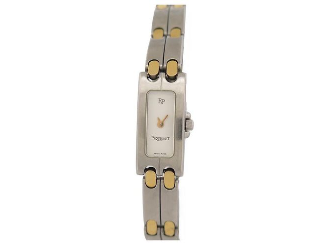RELÓGIO PEQUIGNET MOOREA BAGUETTE 3521318 27 MM QUARTZ OURO E AÇO - vista 2