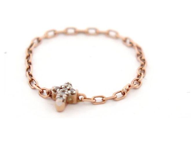 ANELLO A CATENA DJULA MAGIC TOUCH R65734-RG 45 ORO ROSA 18K DIAMANTI D'oro - vista 2