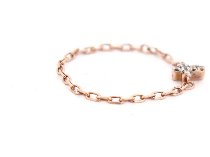 ANELLO A CATENA DJULA MAGIC TOUCH R65734-RG 45 ORO ROSA 18K DIAMANTI D'oro - vista 3