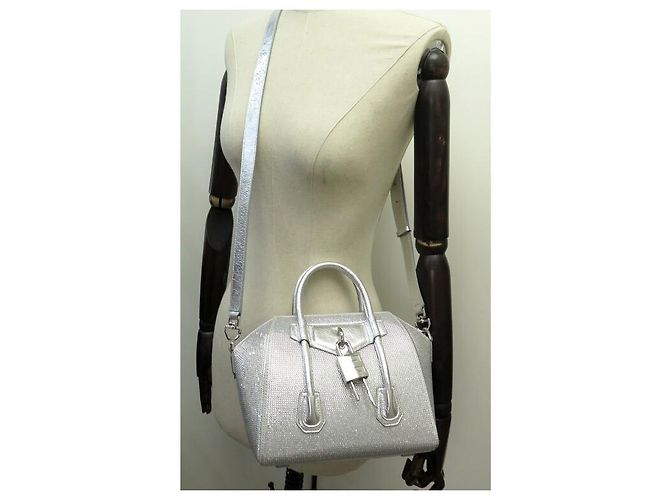 NUEVE BOLSO DE MANO GIVENCHY ANTIGONA MINI SATIN STRASS BB50U0B1QC NUEVO - vista 7