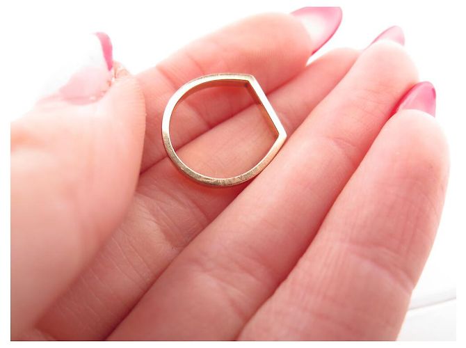 ANELLO VANRYCKE SIGNETTO BONNIE E CLYDE BB1R1-01-46 46 ORO 18K DIAMANTI D'oro - vista 14