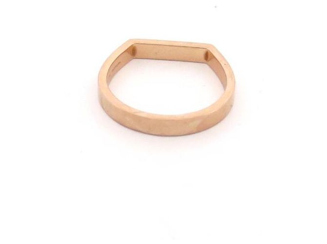 ANELLO VANRYCKE SIGNETTO BONNIE E CLYDE BB1R1-01-46 46 ORO 18K DIAMANTI D'oro - vista 4