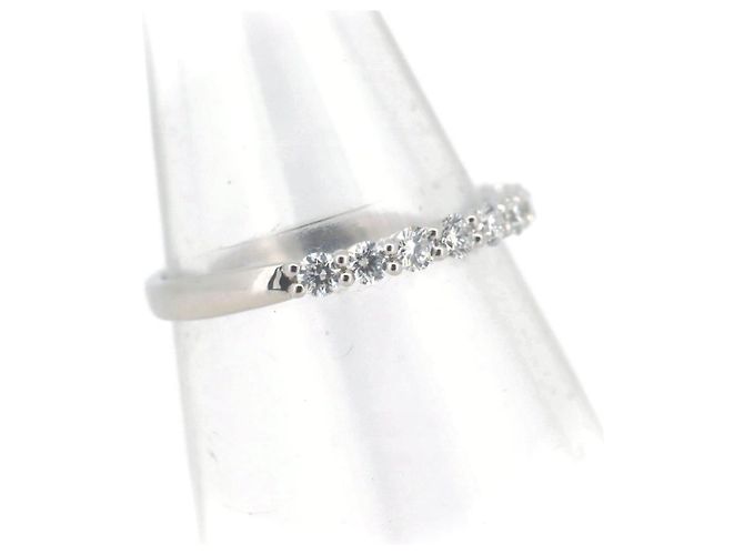 Autre Marque Vendome Aoyama Halb-Ewigkeit Diamantring Pt950 - Ansicht 2