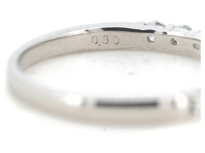 Autre Marque Vendome Aoyama Halb-Ewigkeit Diamantring Pt950 - Ansicht 5