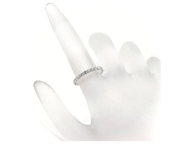 Autre Marque Vendome Aoyama Halb-Ewigkeit Diamantring Pt950 - Ansicht 7